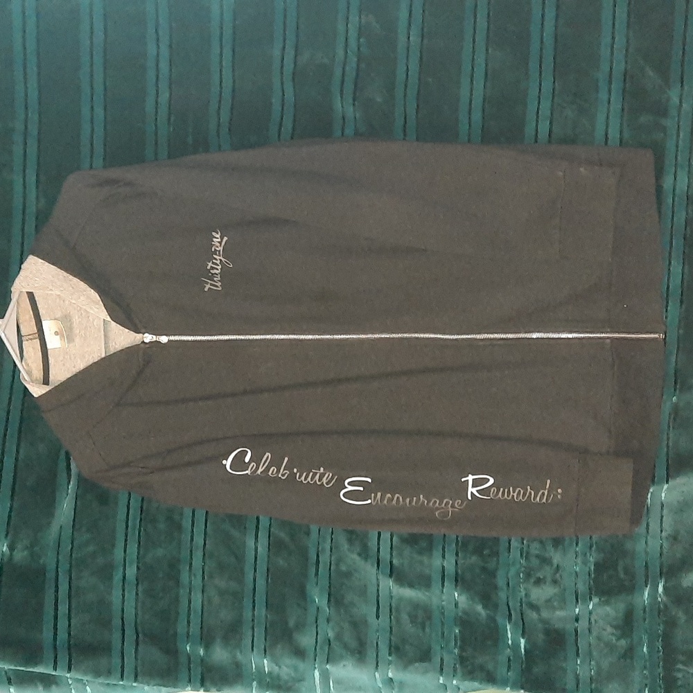 Thirty-One Gray Zippered Hoodie